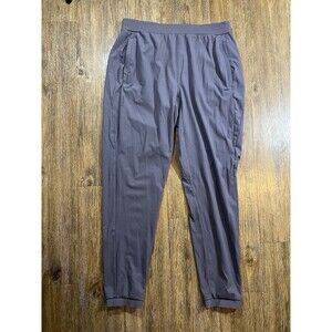 Janji Mercury Knit Joggers Mens Medium Purple Running Pants Athletic Stretch